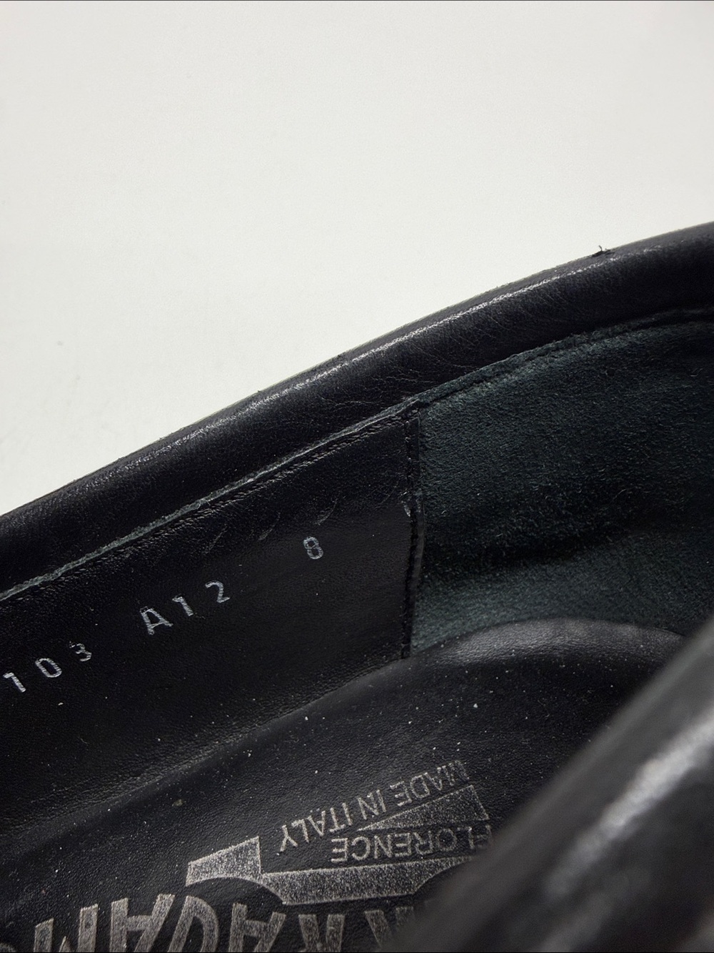 Salvatore Ferragamo Loafers Leather Horse Bit Loafer Shoes Black Mens Size 8 B - Picture 7 of 9